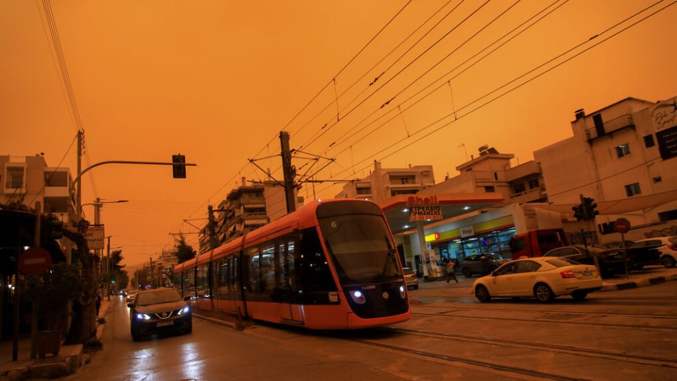 Σκόνη από την Αφρική στον ουρανό της Αθήνας